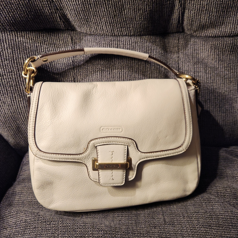 Coach Taylor Leather Flap Crossbody Bag (F25206) with Coach Wallet (A2381 6390) - Picture 3 of 16